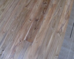 Rustic Grade Teak before Finish